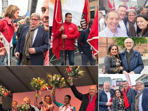 Compilatie sfeerbeelden 1 MEI in Genk